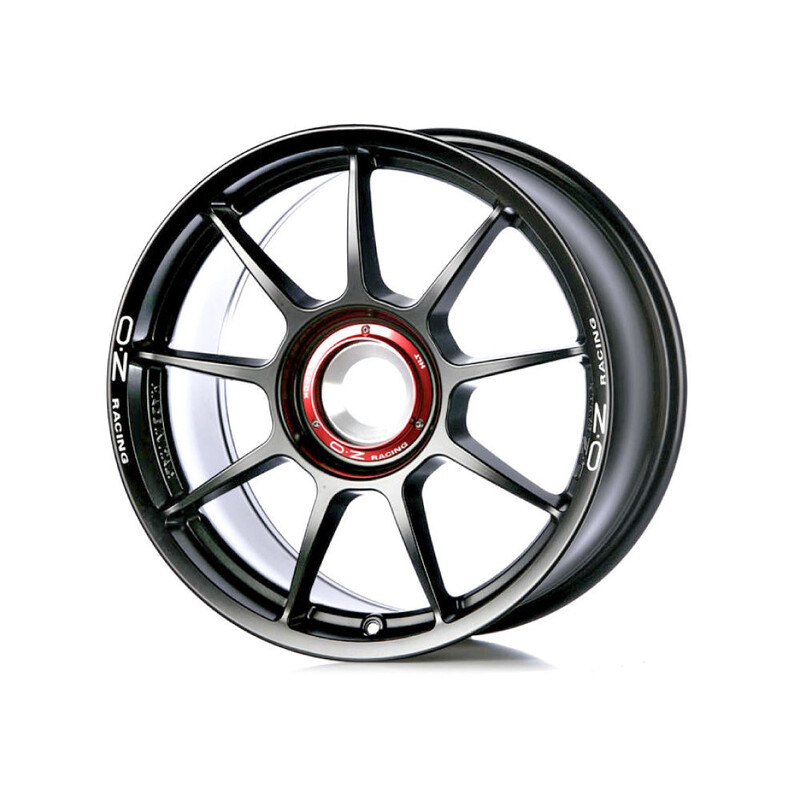 OZ Challenge HLT CL 18x8.5" Centrelock ET50, Noir Mat / Satiné