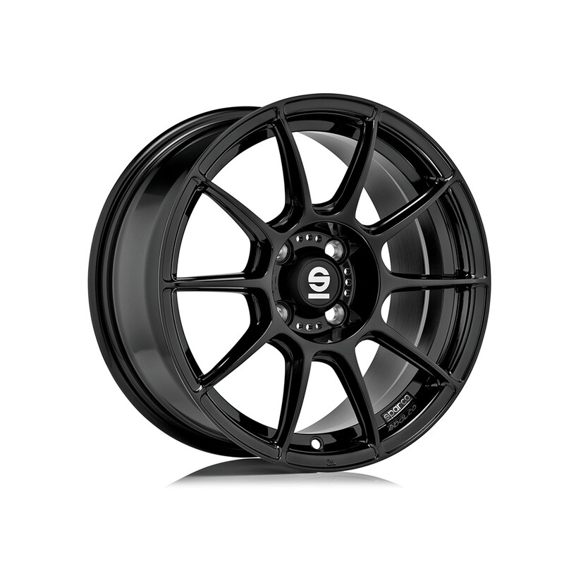 Sparco FF-1 15x9" 5x120 ET30, Noir / Brillant