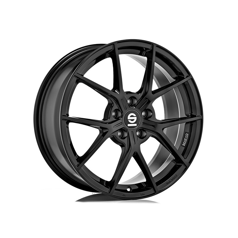 Sparco Podio 18x8" 5x112 ET35, Noir / Brillant