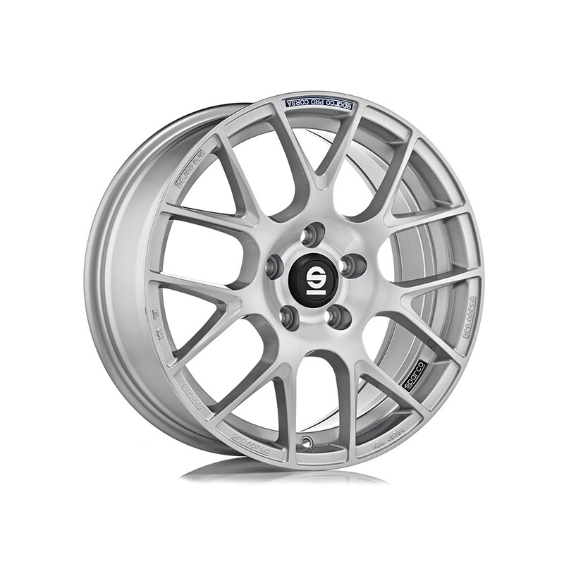 Sparco Pro Corsa 18x8" 5x112 ET35, Gris Argenté / Poli