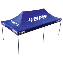 Tente Barnum Alu / Tonnelle BPS Bleue 3x6 m
