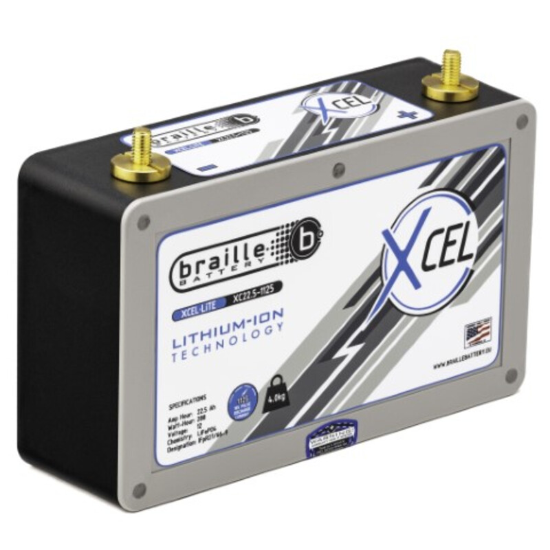 Batterie Lithium Ion Braille XCEL 22.5Ah (12V)