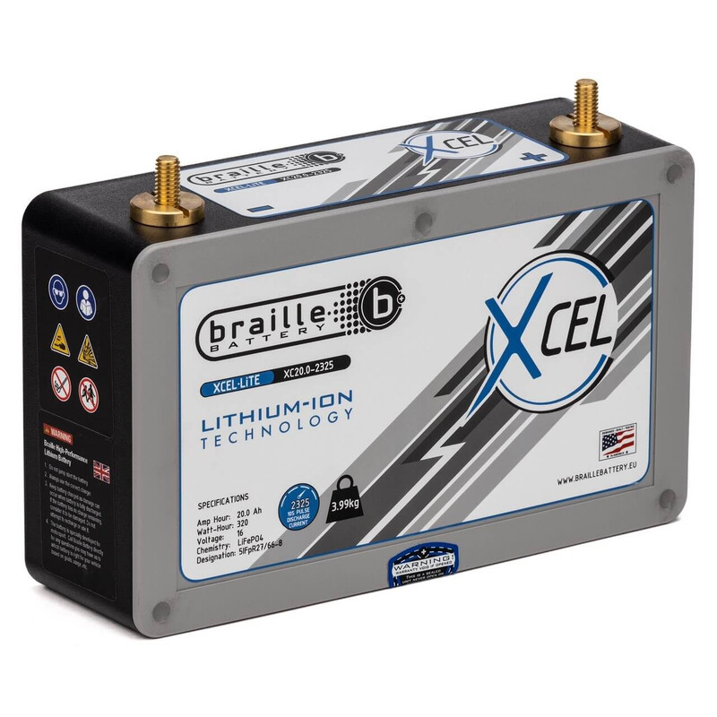 Batterie Lithium Ion Braille XCEL 16V (20 & 24Ah)