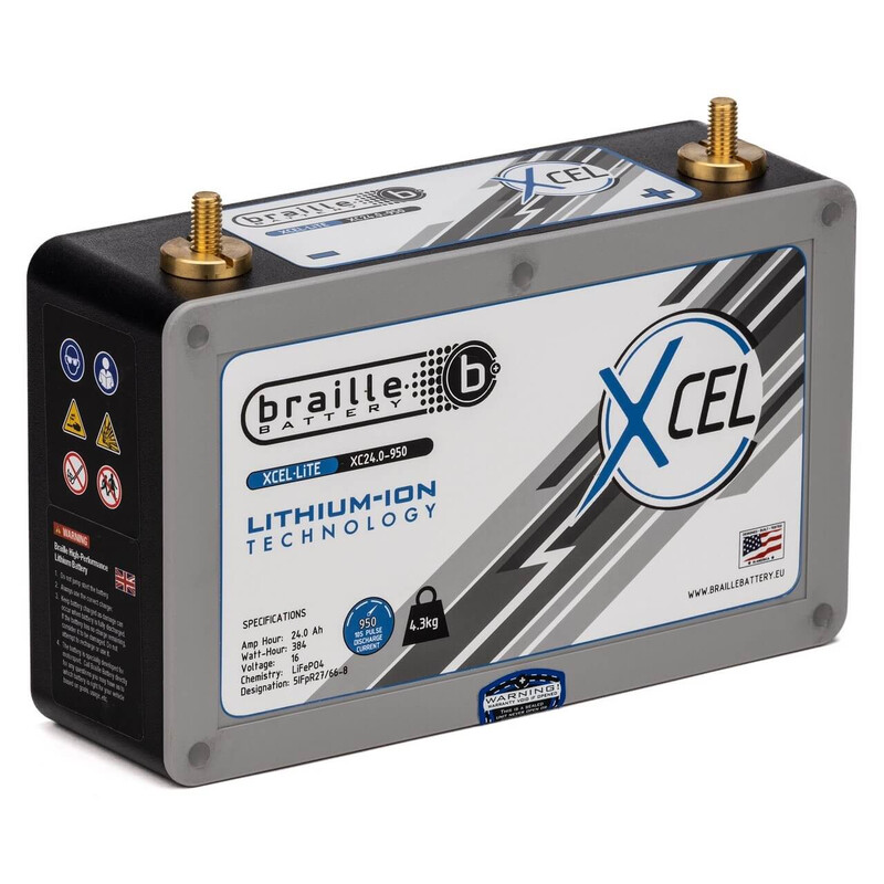Batterie Lithium Ion Braille XCEL 16V (20 & 24Ah)