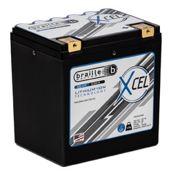 Batterie Lithium Ion Braille XCEL 30A (12V)