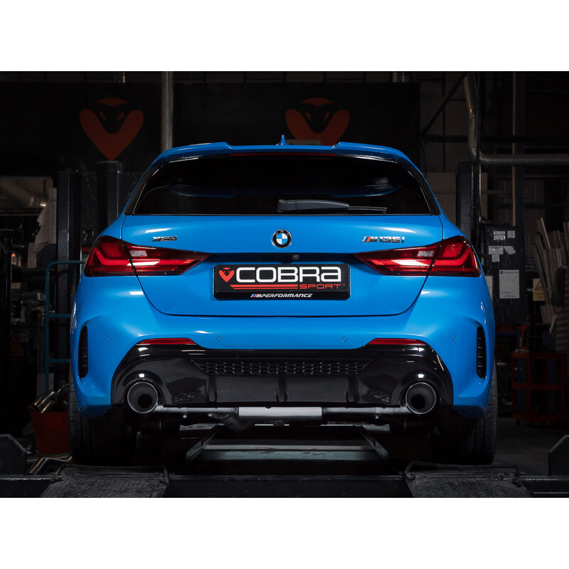 Ligne d'Echappement Complète "Turboback" Cobra pour BMW M135i F40 (2019+) - Avec Valve