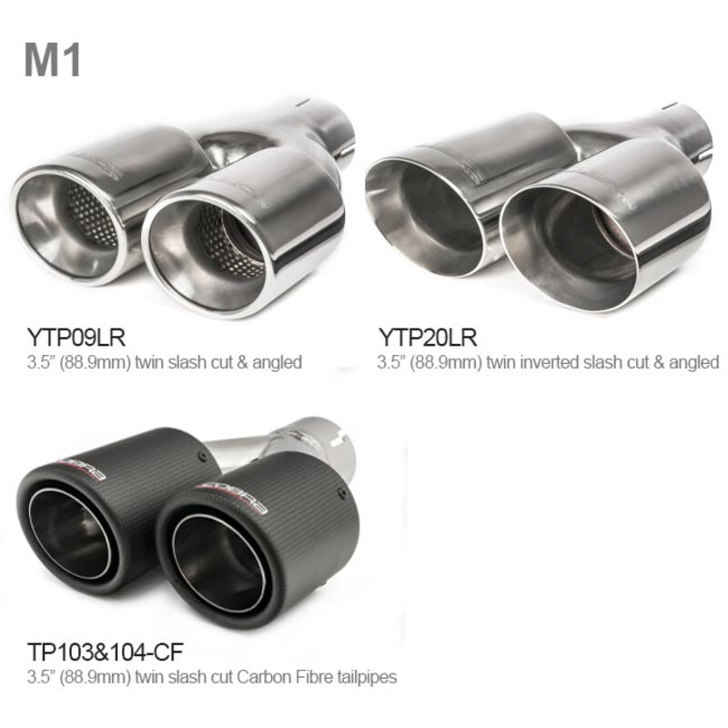 Silencieux "Style M3" Cobra pour BMW 320i & 330i M-Sport G20/G21 (2019+)