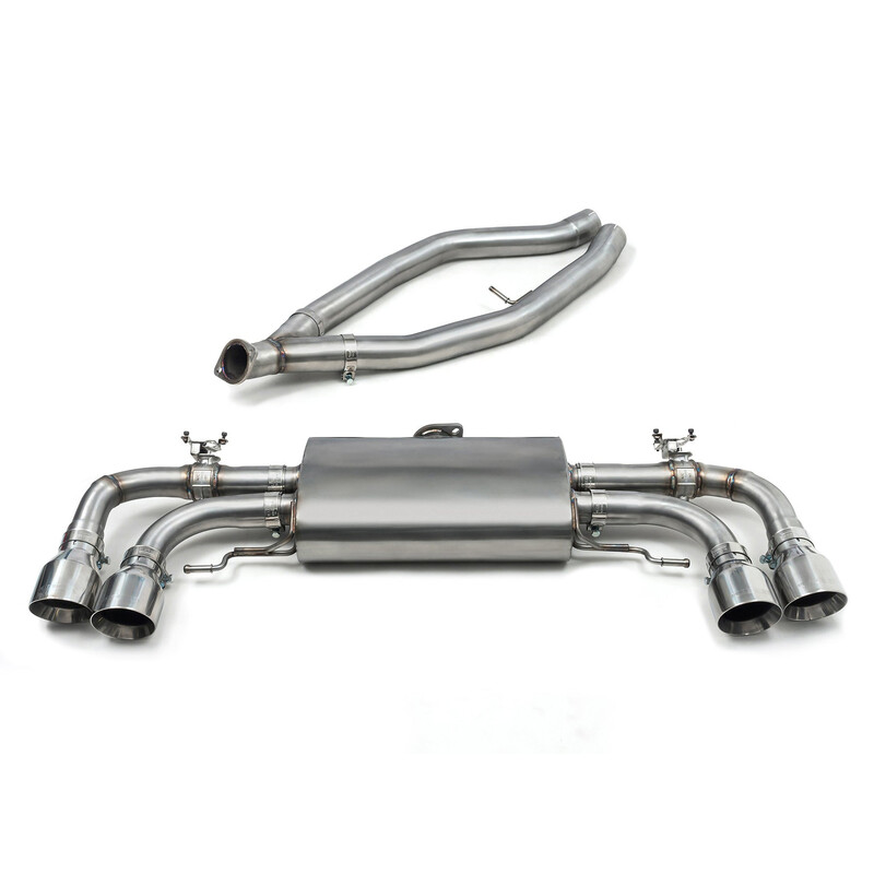 Ligne d'Echappement Complète Cobra pour BMW M340i G20/G21 (2019+) - Avec Valve, Quadri Sortie