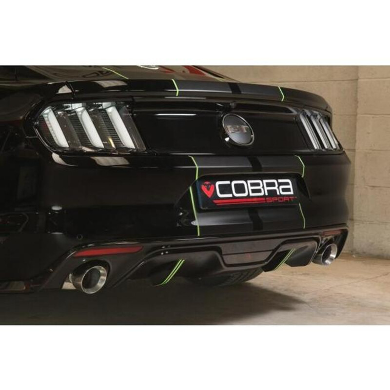 Silencieux "Venom Box Delete" Cobra pour Ford Mustang GT V8 5.0L Cabriolet (15-18)
