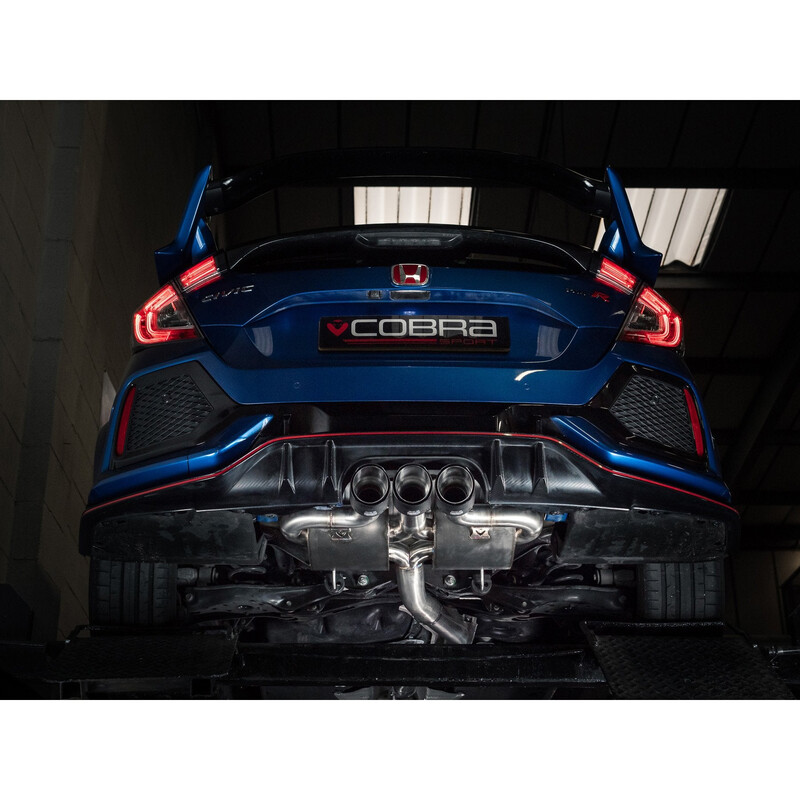 Ligne d'Echappement "Front Flex Back" Cobra pour Honda Civic Type R FK8 (17-22)