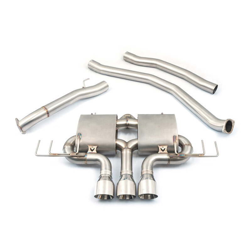 Ligne d'Echappement "Front Flex Back" Cobra pour Honda Civic Type R FK8 (17-22)