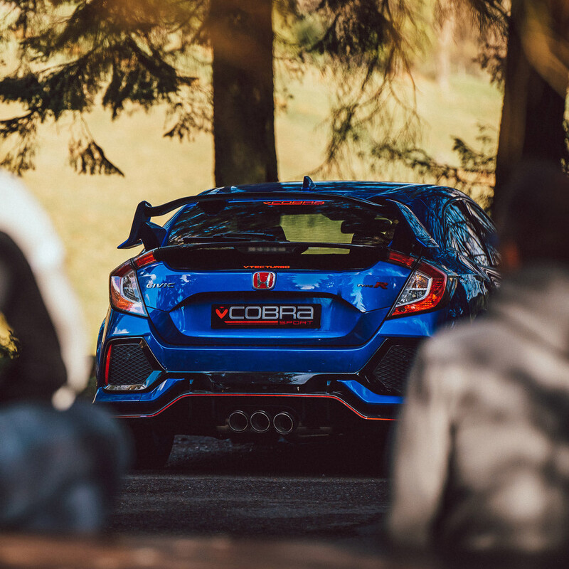 Ligne d'Echappement "Front Flex Back" Cobra pour Honda Civic Type R FK8 (17-22)