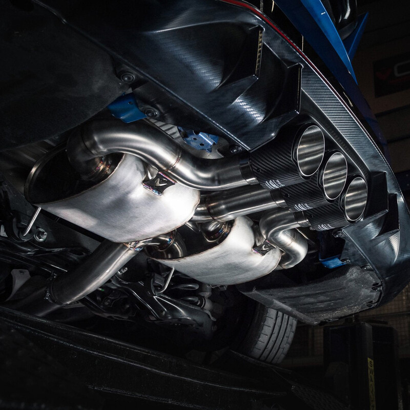 Ligne d'Echappement "Front Flex Back" Cobra pour Honda Civic Type R FK8 (17-22)