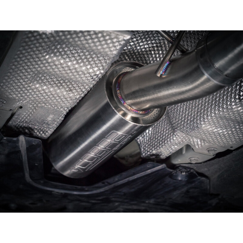 Ligne d'Echappement "Front Flex Back" Cobra pour Honda Civic Type R FK8 (17-22)
