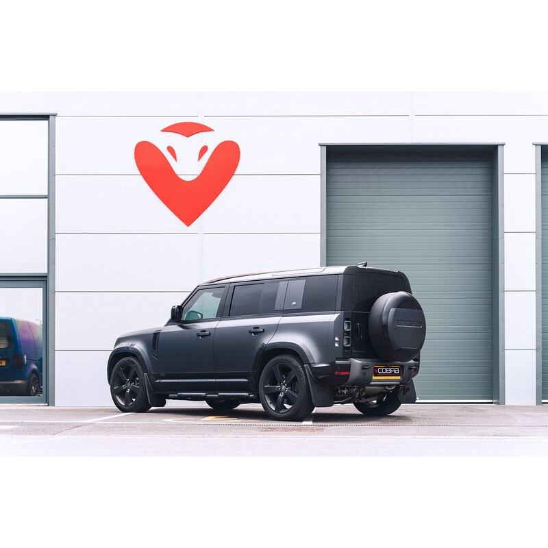 Ligne d'Echappement Complète Cobra pour Land Rover Defender 110 V8 L663 (2021+) - Race