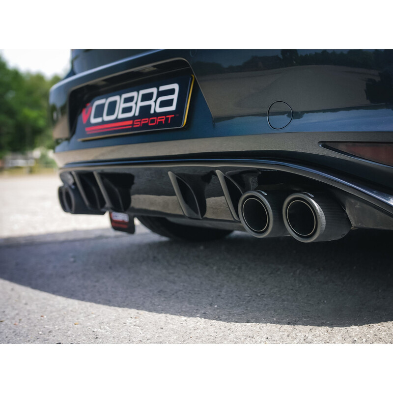 Ligne d'Echappement Complète "Turboback" Cobra Quadri Sortie pour VW Golf 7 GTI 2.0L TSI (12-17)