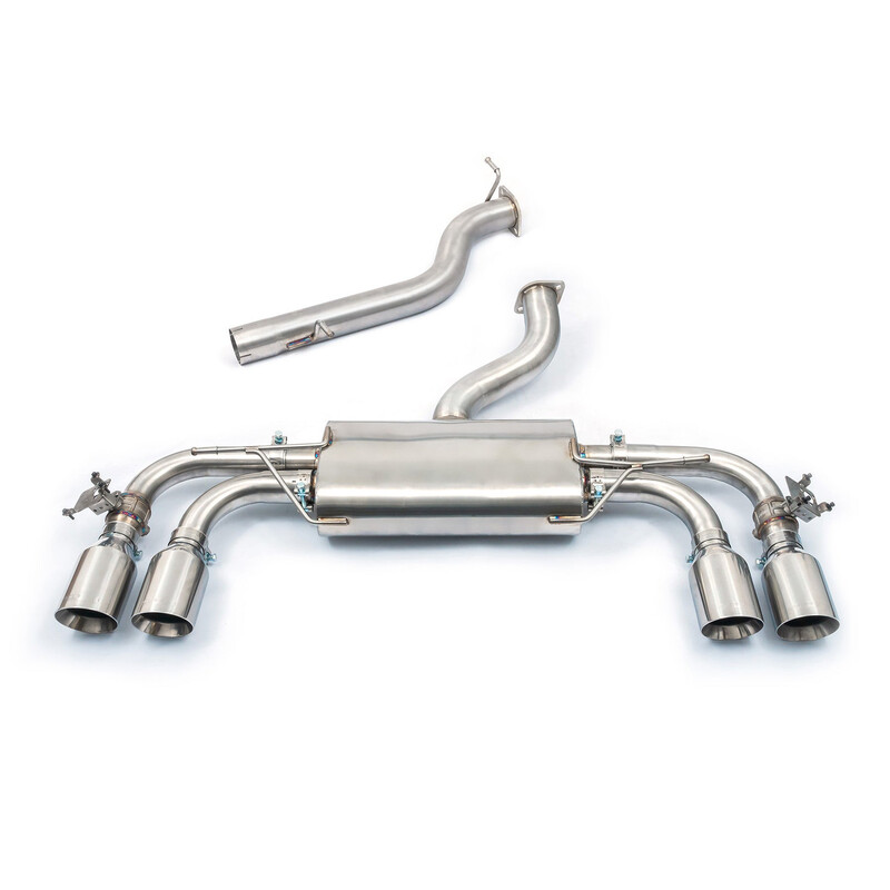 Ligne d'Echappement Complète Cobra pour VW Golf 8 R 2.0L TSI (2021+) - Avec Valve