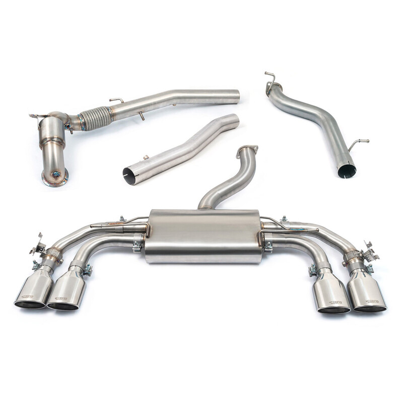 Ligne d'Echappement Complète "Turboback" Cobra pour VW Golf 8 R 2.0L TSI (2021+) - Avec Valve