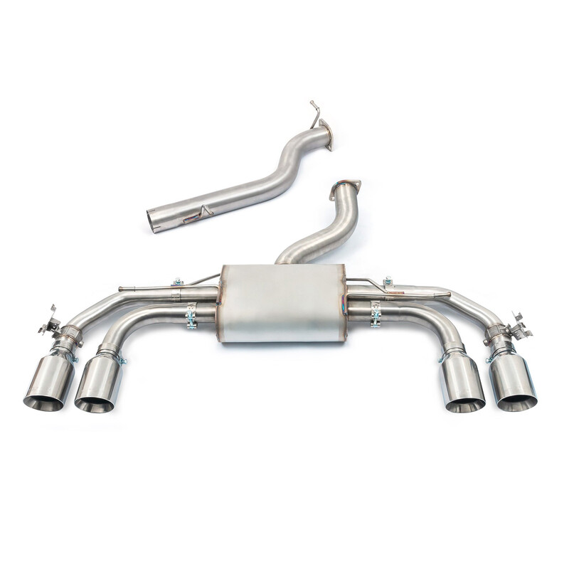 Ligne d'Echappement Complète Cobra pour VW Tiguan R 2.0L TSI (2021+) - Race, Avec Valve