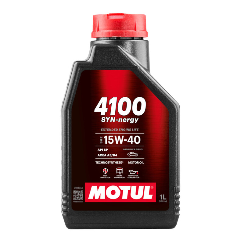 1L Huile Motul 15W40 4100 Syn-nergy