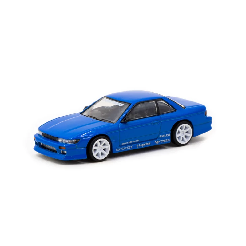 Tarmac Works 1/64 - Nissan Silvia S13 Vertex | Bleu Métallique