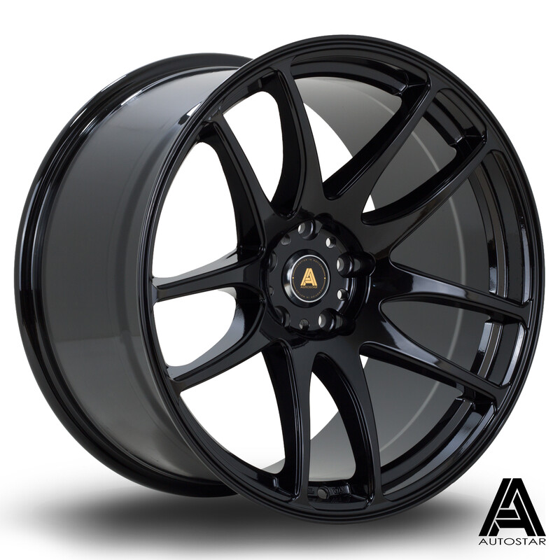 Autostar A510 19x10.5" 5x114.3 ET22, Noir Brillant