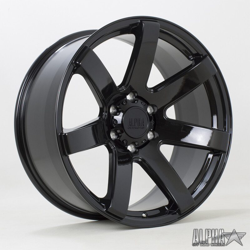 Rota Gauntlet 20x9" 6x139.7 ET10, Noir Brillant