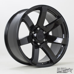 Rota Gauntlet 20x9" 6x139.7 ET40, Noir Brillant