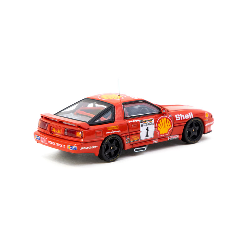 Tarmac Works 1/64 - Toyota Supra Turbo (MA70) | BTCC 1988 - Chris Hodgetts