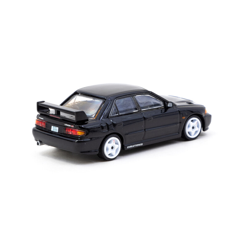 Tarmac Works 1/64 - Mitsubishi Lancer GSR Evolution III | Noir