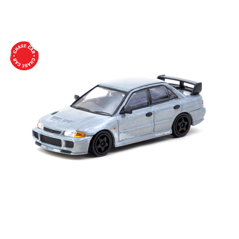 Tarmac Works 1/64 - Mitsubishi Lancer GSR Evolution III | Noir