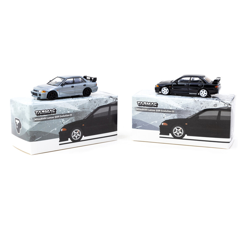 Tarmac Works 1/64 - Mitsubishi Lancer GSR Evolution III | Noir