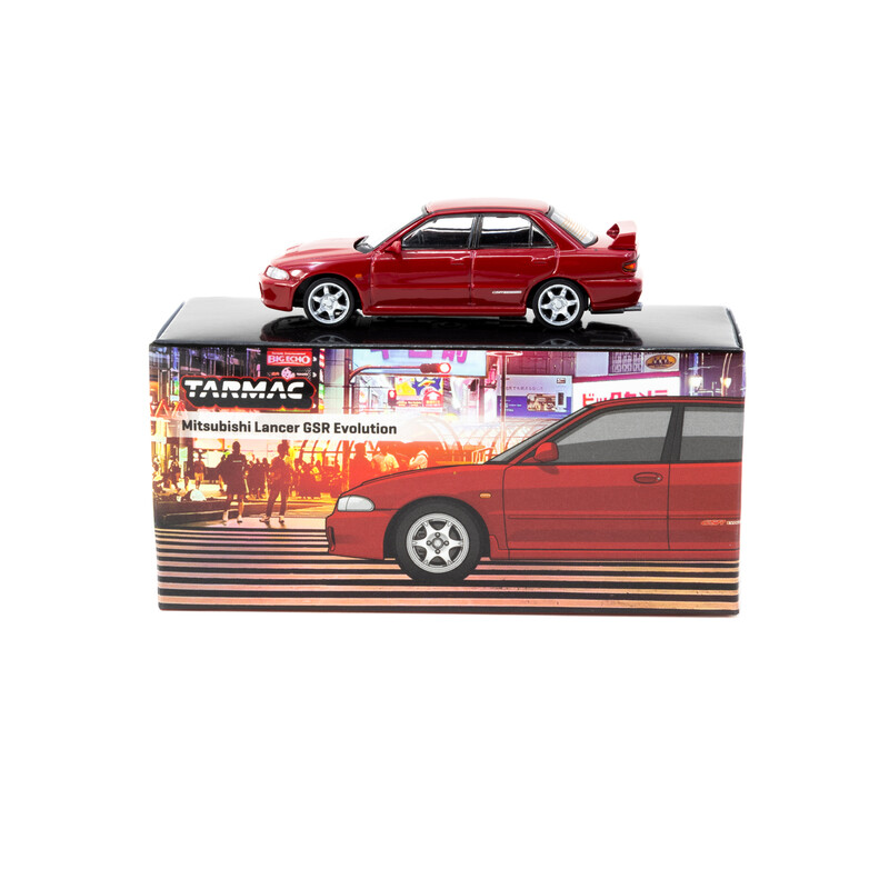 Tarmac Works 1/64 - Mitsubishi Lancer GSR Evolution | Rouge