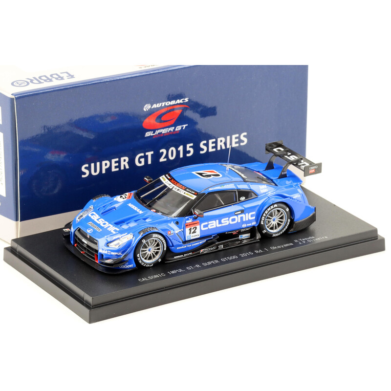 Ebbro 1/43 - Nissan GTR (R35) Calsonic Impul GT500 (Super GT 2015)