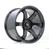 Rota Grid 18x10" 5x114.3 ET15, Noir Brillant