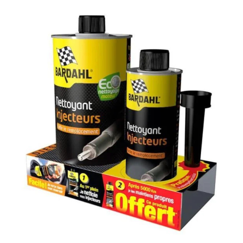 Lot Nettoyant Injecteurs Diesel Bardahl (1L + 300 ml Offert)