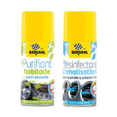 Pack Désinfectant Climatisation 2-en-1 Bardahl (2 x 125 ml)