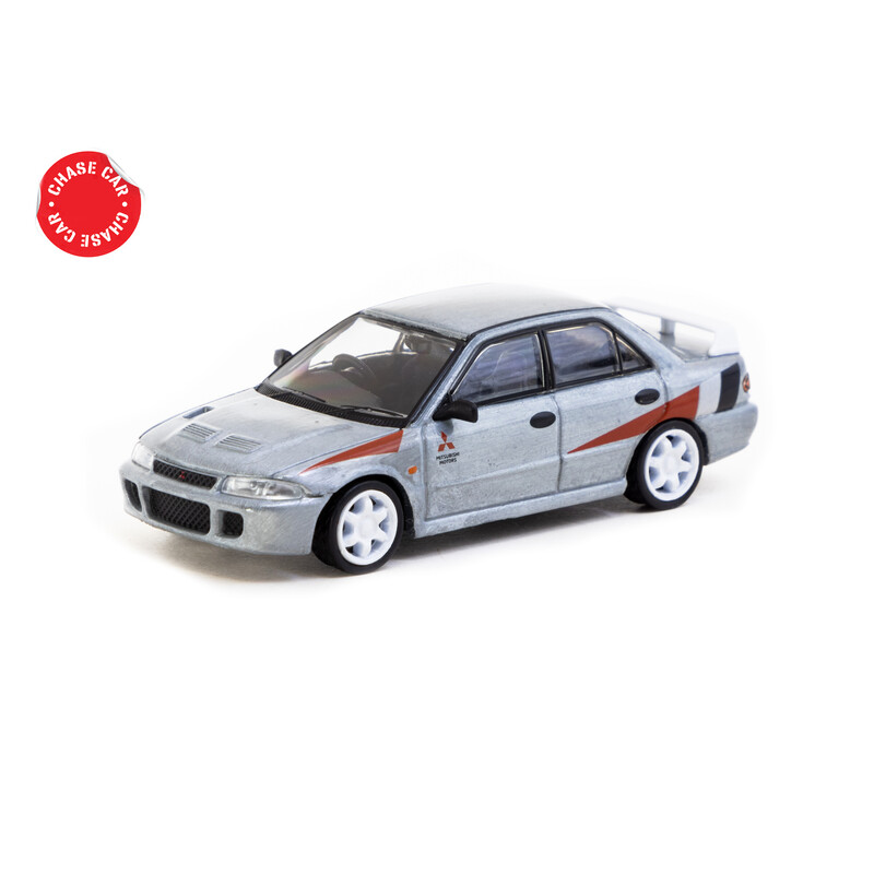 Tarmac Works 1/64 - Mitsubishi Lancer RS Evolution | Édition Spéciale Lamley