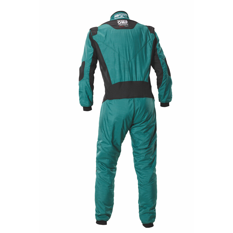 Combinaison OMP Tecnica SuperLight Verte / Jaune Fluo, (FIA 8856-2018)