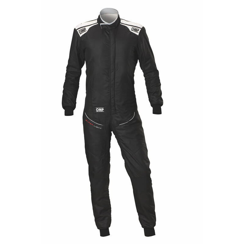 Combinaison OMP Tecnica SuperLight Noire / Argentée, (FIA 8856-2018)