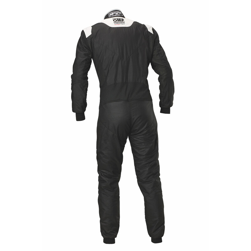 Combinaison OMP Tecnica SuperLight Noire / Argentée, (FIA 8856-2018)