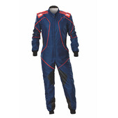 Combinaison Karting Adulte OMP KS-3X ART Bleue & Rouge (FIA 8877-2022)