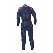 Combinaison Karting Adulte OMP KS-3X ART Bleue & Rouge (FIA 8877-2022)