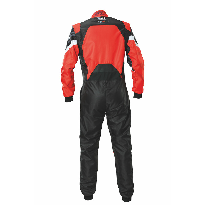 Combinaison Karting Adulte OMP KS-3X ART Noire & Rouge (FIA 8877-2022)
