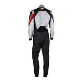 Combinaison Karting Adulte OMP KS-3X Grise & Noire (FIA 8877-2022)