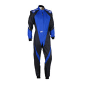 Combinaison Karting Adulte OMP KS-3X Noire & Bleue (FIA 8877-2022)