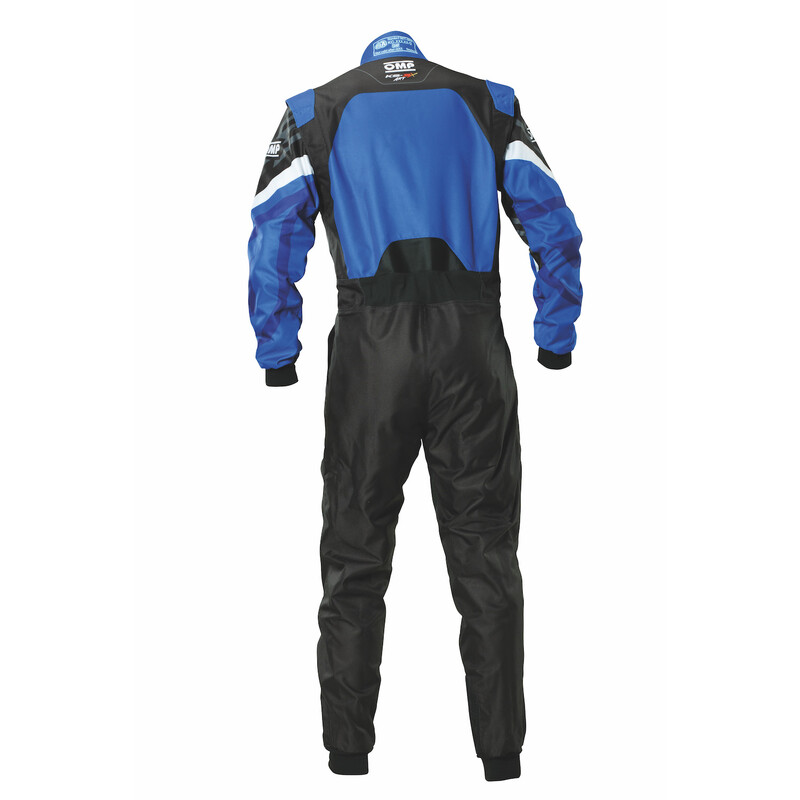 Combinaison Karting Enfant OMP KS-3X ART Noire & Bleue (FIA 8877-2022)