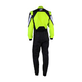 Combinaison Karting Enfant OMP KS-3X Noire & Jaune Fluo (FIA 8877-2022)