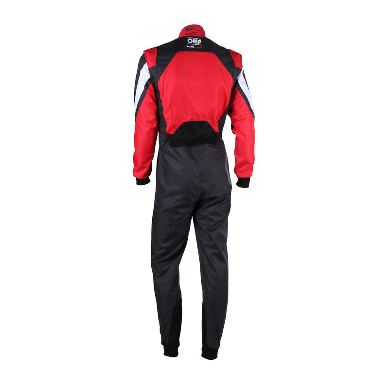 Combinaison Karting Enfant OMP KS-3X Noire & Rouge (FIA 8877-2022)