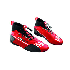 Bottines Karting OMP KS-2F Rouges / Noires